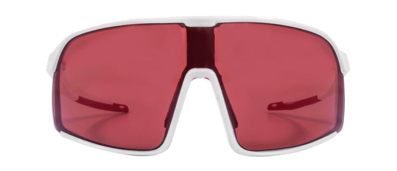 Gloss White + Red Rubber / Amber