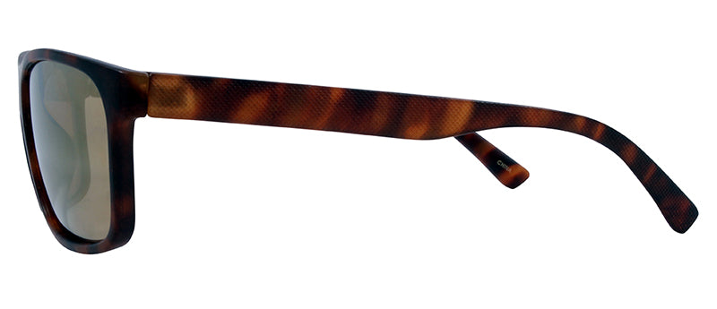 Matte Dark Demi/ Brown + Gold Flash Mirror