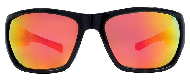Gloss Black + Red Rubber / Brown + Red Mirror