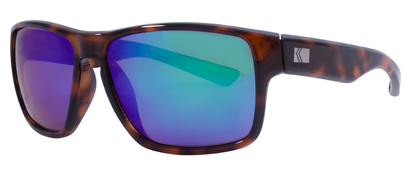 Gloss Demi Pattern / Smoke + Green Blue Mirror