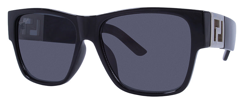 Gloss Black + Silver Accent / Smoke