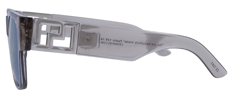 Gloss Crystal Warm Grey / Green + Ice Blue Mirror