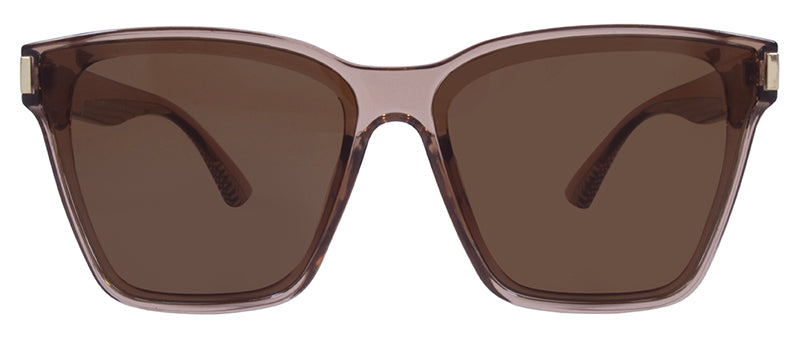 Gloss Crystal Mocha + Gold Metal / Brown