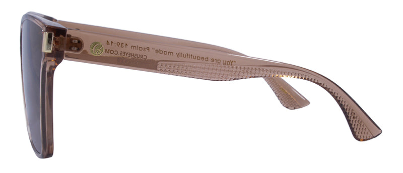 Gloss Crystal Mocha + Gold Metal / Brown