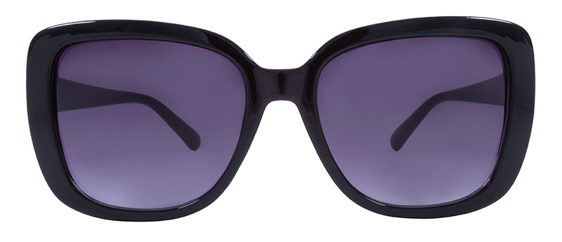 Gloss Black + Silver Metal / Gradient Smoke