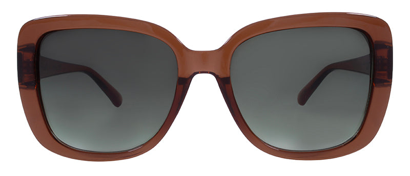 Gloss Crystal Mocha + Gold Metal / Gradient Green