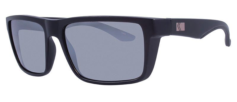 Matte Black + Black Rubber / Smoke + Silver Flash Mirror