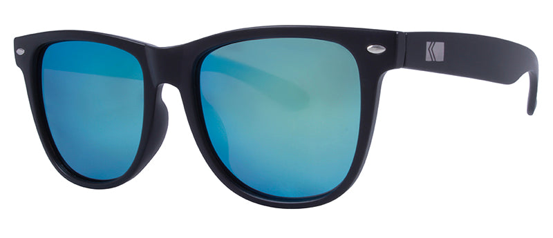 Matte Black + Silver Metal / Smoke + Ice Blue Mirror