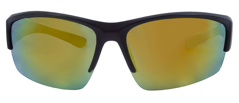 Matte Black / Smoke + Orange Mirror