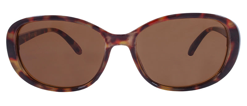 Gloss Demi Pattern + Gold Metal / Brown