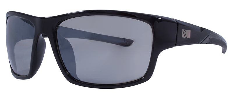 Gloss Black / Smoke + Silver Flash Mirror