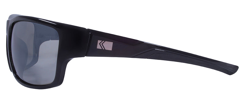 Gloss Black / Smoke + Silver Flash Mirror