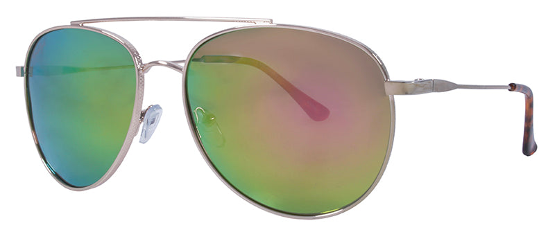 Gloss Rose Gold + Demi Temple Tips / Smoke + Rose Gold Mirror