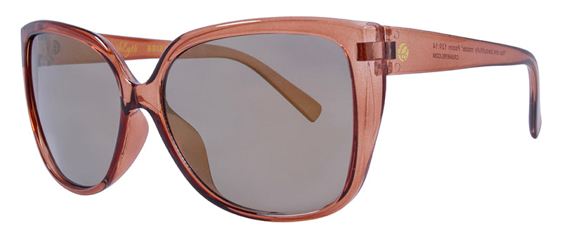 Gloss Crystal Mocha / Smoke + Gold Flash Mirror