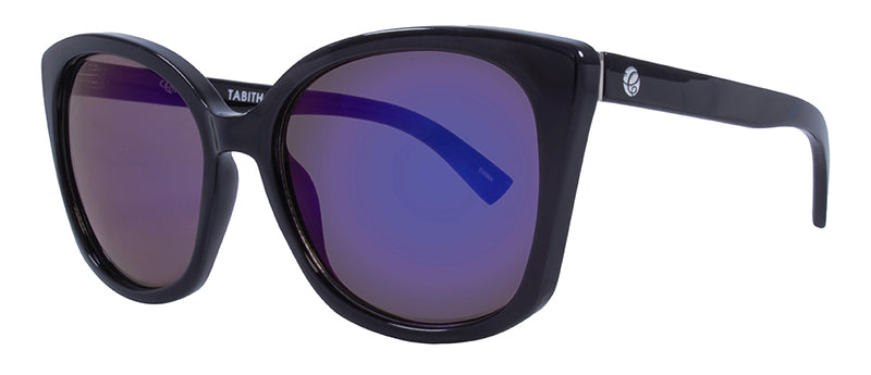 Gloss Black + Silver Metal / Smoke + Purple Mirror