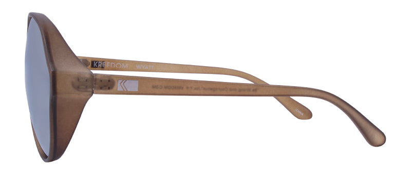 Matte Crystal Khaki Green / Green + Silver Flash Mirror