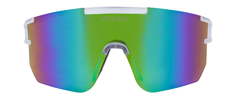 Matte Crystal Clear + Yellow Rubber / Smoke + Yellow Green Mirror