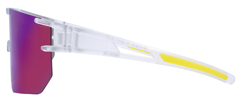 Matte Crystal Clear + Yellow Rubber / Smoke + Yellow Green Mirror