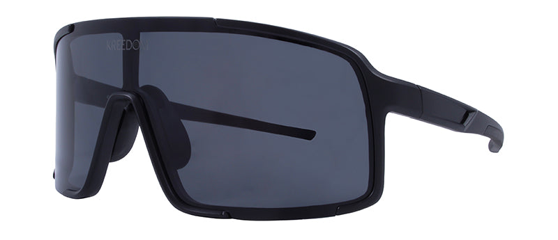 Matte Black + Black Rubber / Smoke