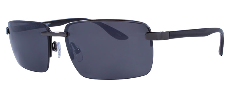 Gloss Black / Smoke + Silver Flash Mirror