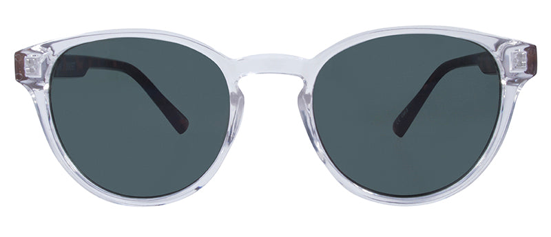 Gloss Crystal Clear + Demi Temple Pattern / Green