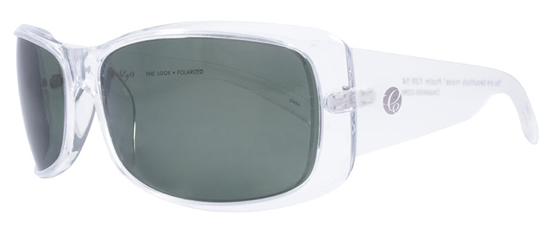 Gloss Crystal Clear Front + Matte Temples / Green