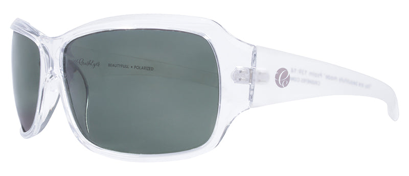 Gloss Crystal Clear Front + Matte Temples / Green