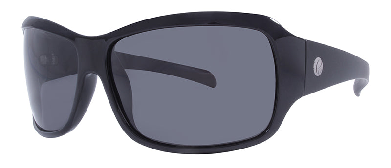 Gloss Black Front + Matte Temples / Smoke