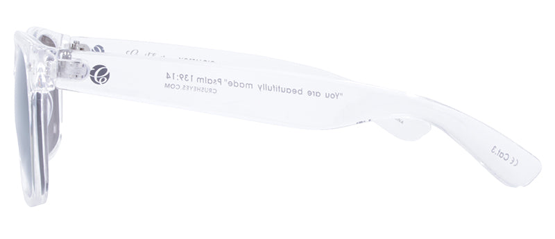Gloss Crystal Clear / Smoke + Purple Pink Mirror