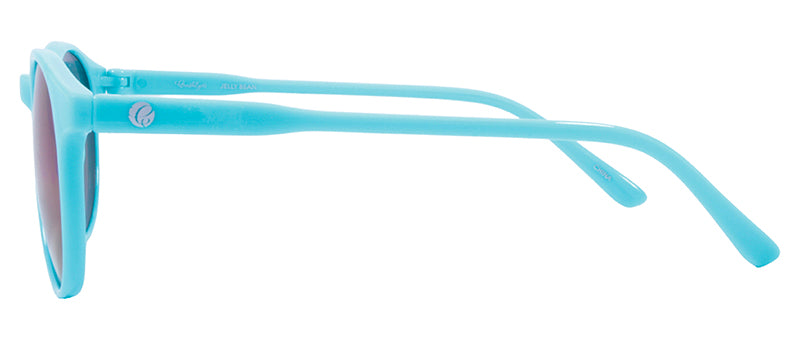 Gloss Turquoise / Smoke + Green Mirror