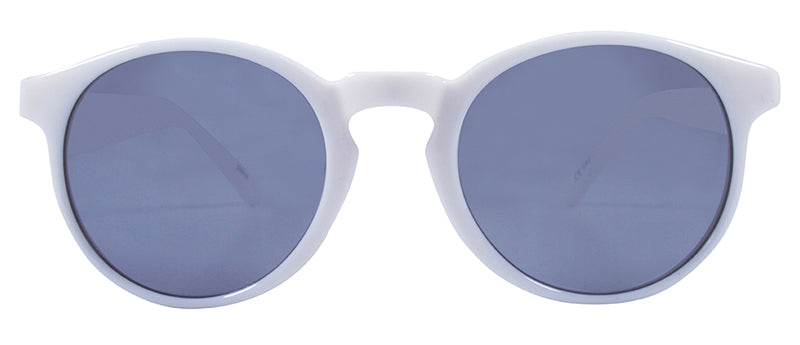 Gloss White / Smoke + Silver Mirror