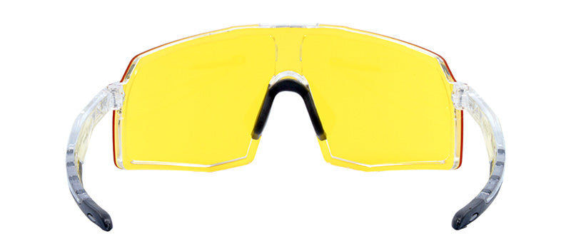 Gloss Crystal + Matte Dark Grey Rubber Tip / Yellow (Gaming)