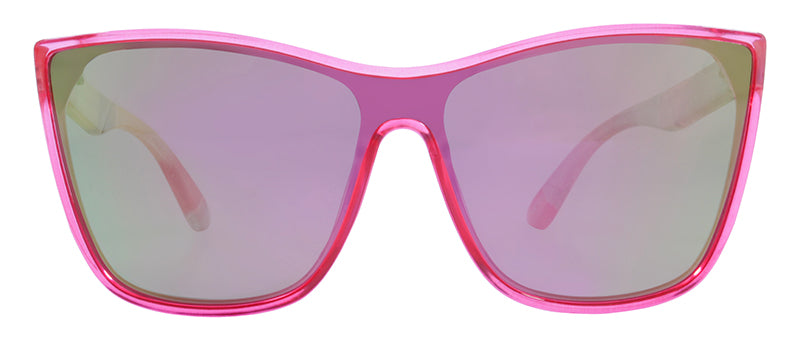 Gloss Crystal Pink + Abstract Colors / Smoke + Pink Revo Mirror