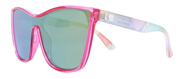 Gloss Crystal Pink + Abstract Colors / Smoke + Pink Revo Mirror