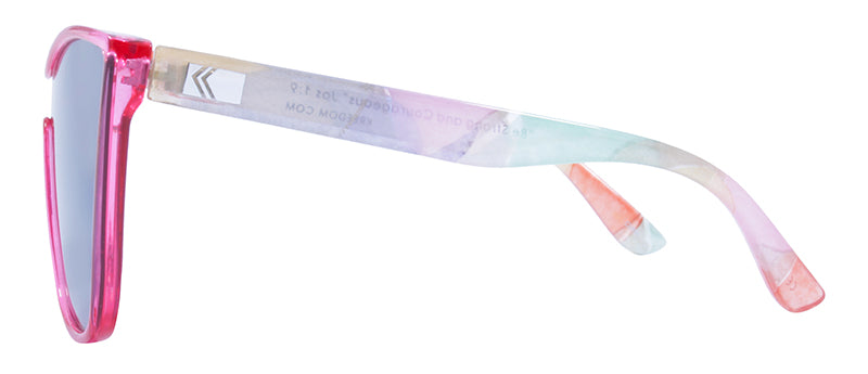 Gloss Crystal Pink + Abstract Colors / Smoke + Pink Revo Mirror