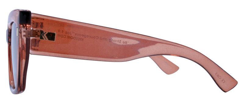 Gloss Crystal Mocha / Smoke + Champagne Gold Mirror
