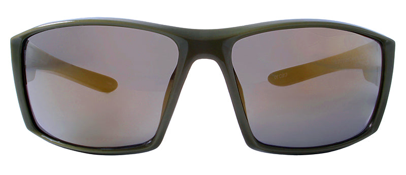 Army Green + Black Rubber / Smoke + Light Gold Mirror