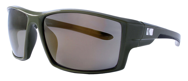 Army Green + Black Rubber / Smoke + Light Gold Mirror