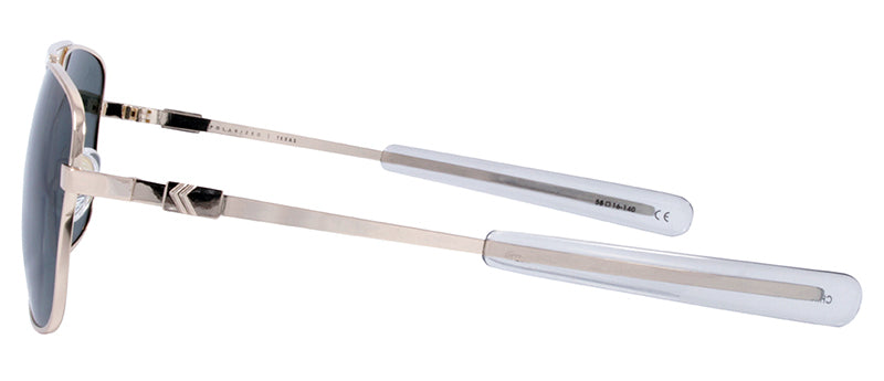 Gloss Light Gold / Gloss Light Grey Temple Tip / Green