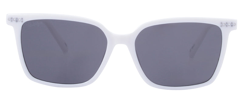 Gloss White / Diamonds / Gradient Smoke