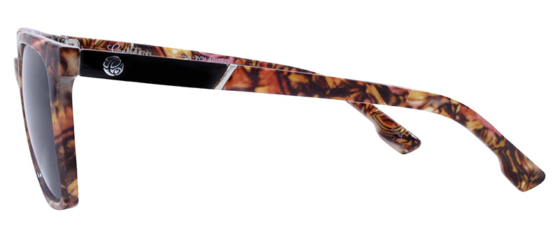 Gloss Pink Nature / Gloss Black on Front Temple / Smoke