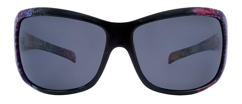 Gloss Rainbow Snake Print / Smoke