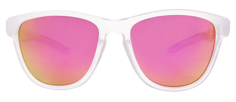 Crystal Clear / Smoke + Purple Pink Revo Mirror