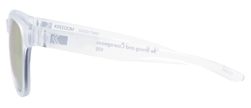 Crystal Clear / Smoke + Purple Pink Revo Mirror