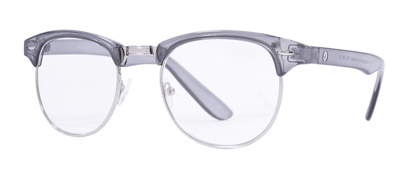 Gloss Crystal Smoke + Silver Metal
