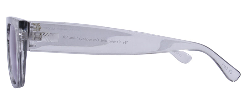 Gloss Crystal Grey / Green + Dark Blue Mirror