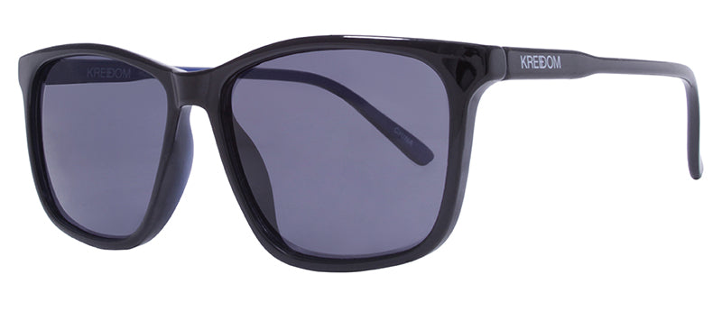 Gloss Black Front + Blue Back Spray / Smoke