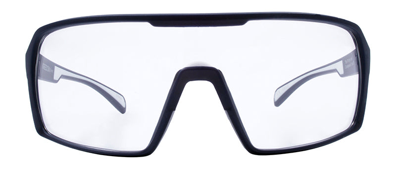 Matte Navy Blue + White Rubber / Clear