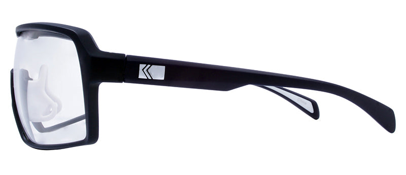 Matte Navy Blue + White Rubber / Clear