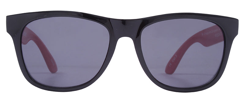 Gloss Black + Gloss Red Temples / Smoke